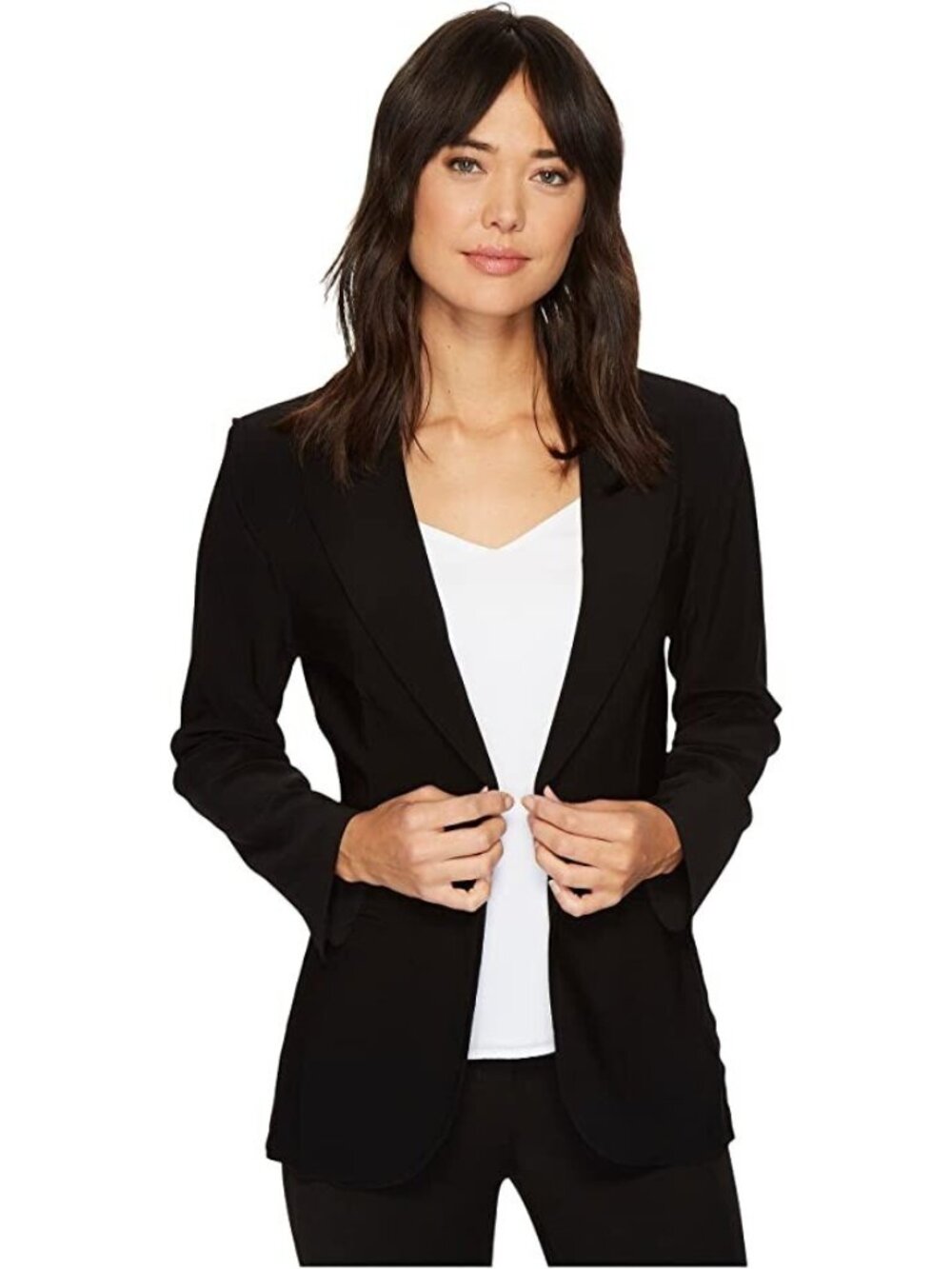 NORMA KAMALI Women's Black Single Breasted Jacket
